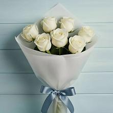 Букет 7 Белых роз Эдлесс Лав #REPLACE_PRED# Семендере