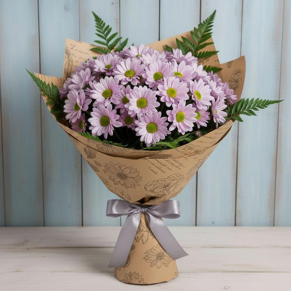 Букет цветов из: Хризантемы в Семендере