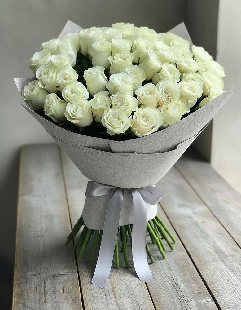 Букет 35 Белых роз в Семендере