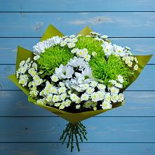 Букет цветов из:  Хризантемы #REPLACE_PRED# Семендере