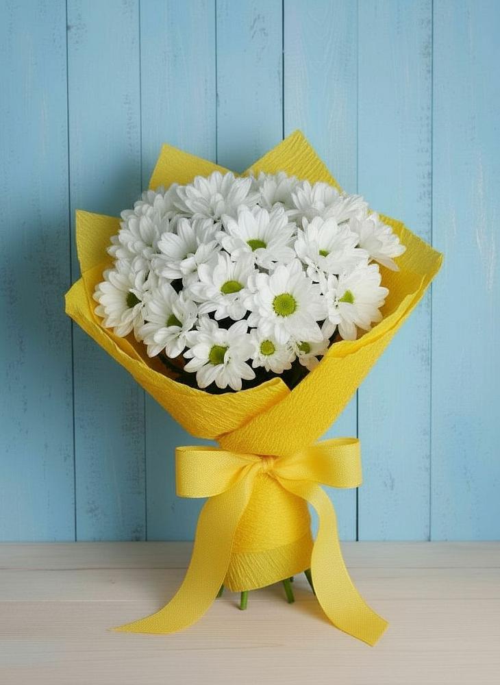 Букет цветов из: Хризантемы в Семендере