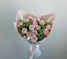 Букет цветов из:  Розы и Хризантемы #REPLACE_PRED# Семендере