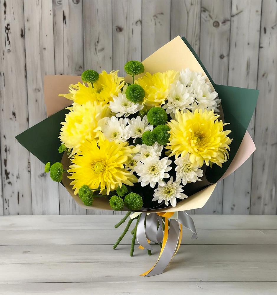 Букет цветов из: Хризантемы в Семендере