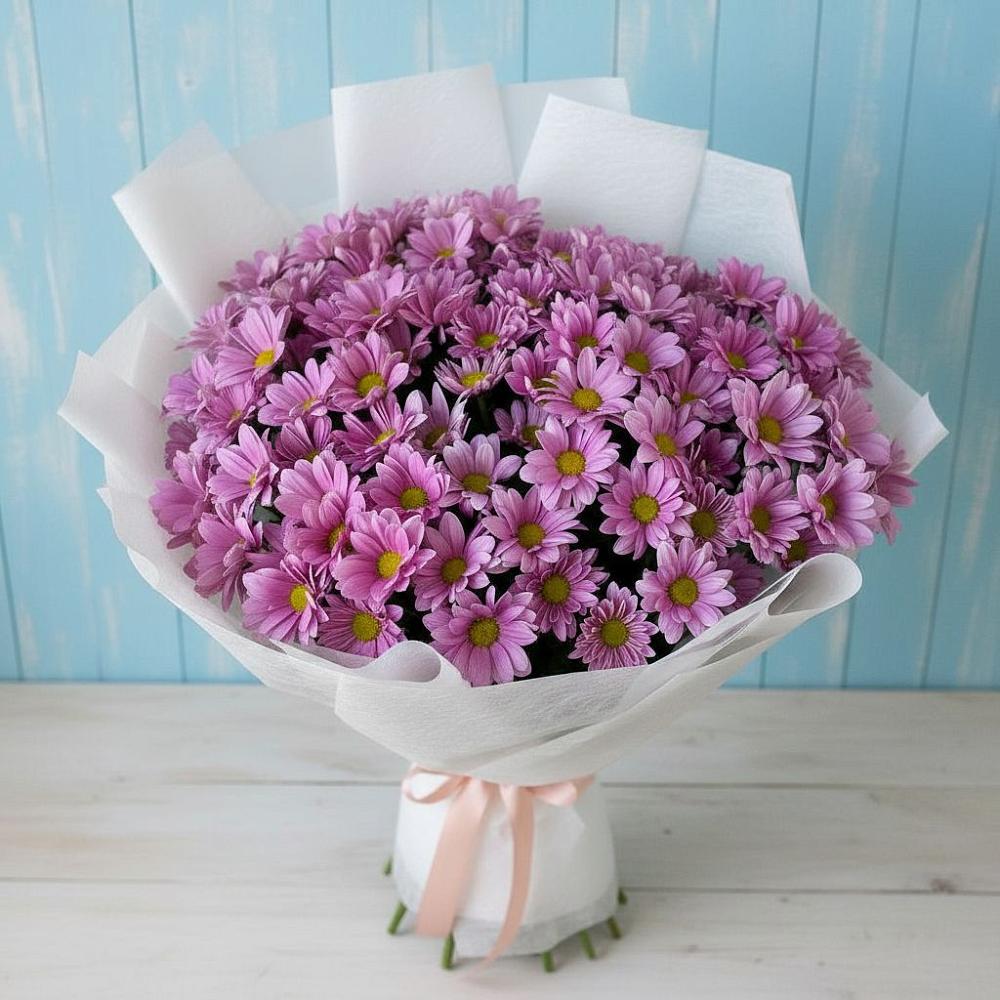 Букет цветов из: Хризантемы в Семендере